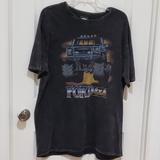 American Eagle Outfitters Shirts | American Eagle/ Ford Collab Wash Black Graphic Tee | Color: Black | Size: Xl