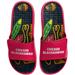 Men's FOCO Chicago Blackhawks Wordmark Gel Slide Sandals