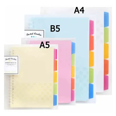 Warriuyo-Cahier japonais à feuilles mobiles détachables avec anneau agenda notes B5 A4 A5