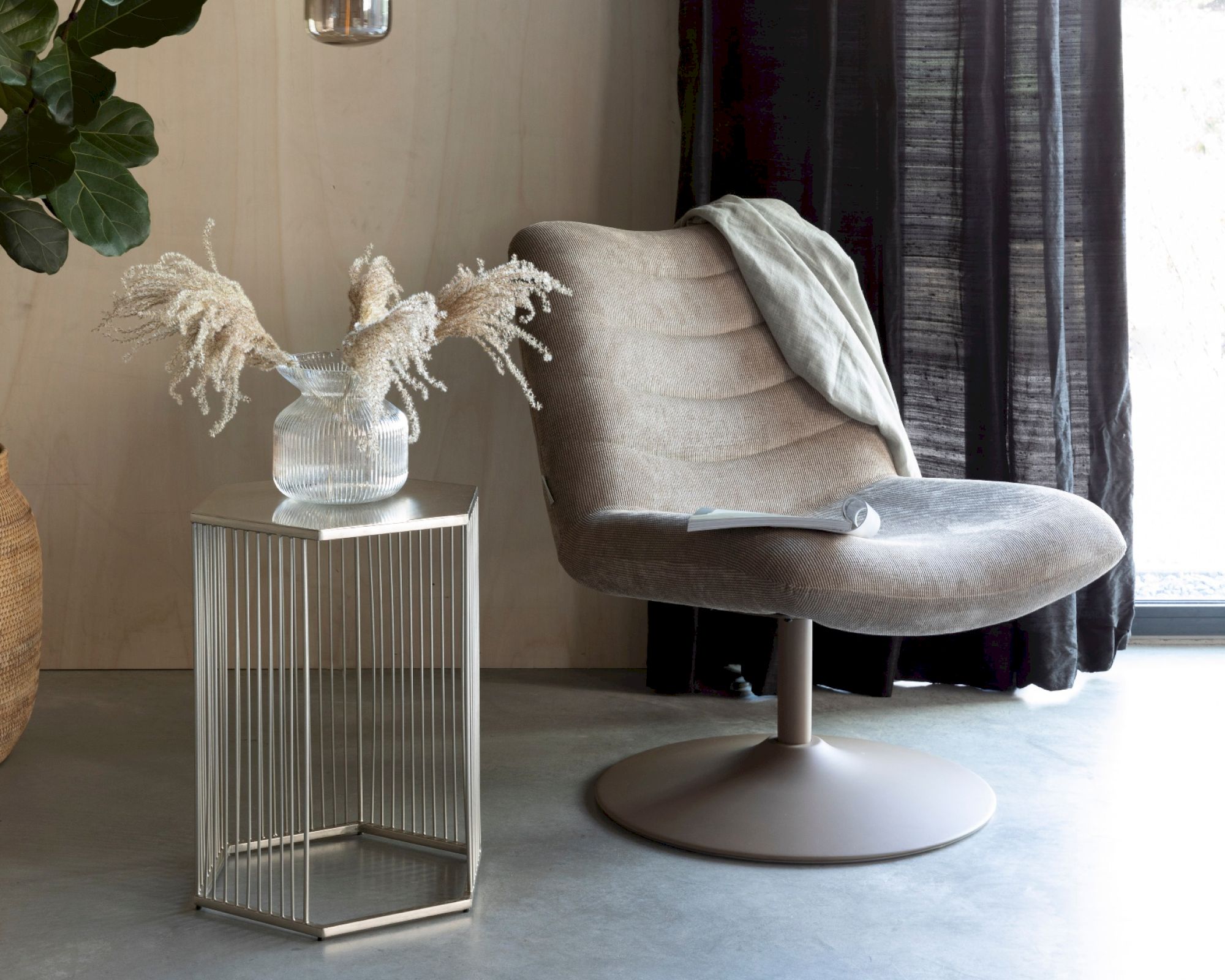 Zuiver »Bubba« Lounge Sessel Rosa