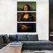 ARTCANVAS Mona Lisa 1503 - 3 Piece Print Metal | 60 H x 40 W x 0.75 D in | Wayfair DAVINC17-3S-60x40