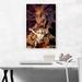 ARTCANVAS The Number of the Beast Is 666 by William Blake - Wrapped Canvas Painting Print Canvas | 26 H x 18 W x 0.75 D in | Wayfair