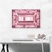 ARTCANVAS Emerald Cut Diamond Jewel - Wrapped Canvas Graphic Art Print Metal in Pink | 26 H x 40 W x 1.5 D in | Wayfair ACIJWL40-1L-40x26