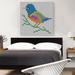 ARTCANVAS Bird Color Grid Jewel Pixel - Wrapped Canvas Graphic Art Print Canvas, Wood in White | 36 H x 36 W x 0.75 D in | Wayfair ACIPXL2-1S-36x36