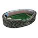 Camo Texas Longhorns 34'' x 22'' 7'' Operation Hat Trick Medium Stadium Oval Pet Bed