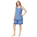 Plus Size Women's 2-Piece Short PJ Set by Dreams & Co. in French Blue (Size 30/32) Pajamas