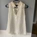 J. Crew Tops | Jcrew Polka Dot Ruffled Sleeveless Top, Sz 2 | Color: Cream | Size: 2