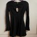 Free People Dresses | Free People Keyhole Low Cut Mini Dress | Color: Black | Size: Xs