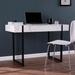 Rangley Modern Faux Marble Desk - SEI Furniture HO1142737
