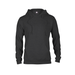 Delta 99200 Fleece Adult Heavyweight Hoodie in Charcoal Heather size Medium | Cotton/Polyester Blend