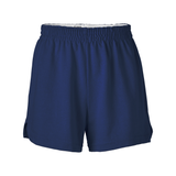 Soffe B037 Authentic Girls Short in Navy Blue size XS | Cotton Polyester