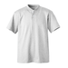 Soffe B206 Youth 2-Button 50/50 Henley T-Shirt in Ash size Small | Cotton Polyester