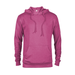 Delta 97200 Fleece Adult French Terry Hoodie in Heliconia Heather size Large | Cotton/Polyester Blend