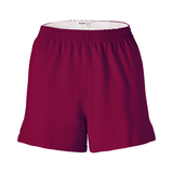 Soffe M037 Authentic Women's Junior Short in Maroon size Small | Cotton Polyester