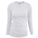 Soffe S6562VP Juniors Long Sleeve Crew T-Shirt in White size XL | Cotton/Polyester Blend