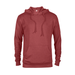 Delta 97200 Fleece Adult French Terry Hoodie in Red Heather size Medium | Cotton/Polyester Blend