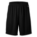 Soffe 1540M Adult Polyester Interlock Performance Short in Black size Large