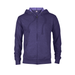 Delta 97300 Fleece Adult French Terry Zip Hoodie in Purple Heather size Medium | Cotton/Polyester Blend