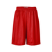 Soffe 060B Youth Poly Mini Mesh Short in Red size Small | Polyester