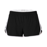 Soffe 5707V Women's Dolphin Short in Black size Small | Cotton/Polyester Blend