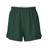 Soffe B037 Authentic Girls Short in Dark Green size XS | Cotton Polyester