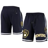 Men's Pro Standard Navy Milwaukee Brewers Team Shorts