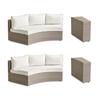 Pasadena Tailored Furniture Covers - Modular, 5 pc. Sofa Set Single Cover, Sand - Frontgate