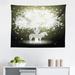 East Urban Home Magic Tapestry, Unicorn Horse Under Mystic Tree w/ Human Fantasy Art Design, Fabric Wall Hanging Decor For Bedroom Living Room Dorm | Wayfair