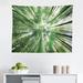 East Urban Home Ambesonne Bamboo Print Tapestry, Tropical Rain Forest Tall Bamboo Trees In Grove Exotic Style Nature Theme Image | Wayfair