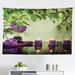 East Urban Home Ambesonne Spa Tapestry, Stones Aromatic Candles & Orchids Blooms Treatment Vacation | 30 H x 45 W in | Wayfair