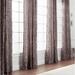 Red Barrel Studio® Floral Semi-Sheer Grommet Curtain Panels Polyester in Brown | 96 H in | Wayfair D2D235F9A1C8436C8A0FCF531F4D4568