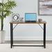 17 Stories Desk Wood/Metal in Black/Brown | 30 H x 42 W x 22 D in | Wayfair 00F31459F492474D9F2AF674B2AC1E80