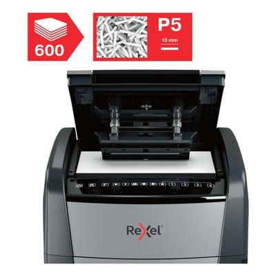 Rexel Aktenvernichter »Optimum AutoFeed+ 600M« P-5 schwarz, 23x96x57 cm Image