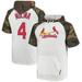 Men's Yadier Molina White/Camo St. Louis Cardinals Player Big & Tall Raglan Hoodie T-Shirt