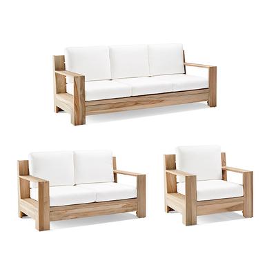 St. Kitts Tailored Furniture Covers - Seating, 3 pc. Sofa, Loveseat & Lounge Chair Set, Sand - Frontgate