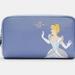 Coach Bags | Disney X Coach Boxy Cosmetic Case With Cinderella | Color: Blue/Yellow | Size: 6 3/4" X 4 1/4" X 2 1/2"