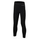 FALKE Unisex Kinder Baselayer-Hose Wool-Tech Long K TI Wolle Schnelltrocknend 1 Stück, Schwarz (Black 3000), 122-128