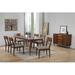 Langley Street® Phyllida 7 Piece Dining Set Wood in Brown | 30 H in | Wayfair 94B17D34C0E244FDBC8FC7CC1296681C