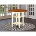 Winston Porter Aggappera Counter Height Drop Leaf Solid Wood Dining Table Wood in White | 36 H in | Wayfair A0325AB705824C9FBDBC5E30471FEABE