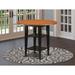 Winston Porter Aggappera Counter Height Drop Leaf Solid Wood Dining Table Wood in Black | 36 H in | Wayfair 4048111755664C5CBD97CAFABF87DA9B