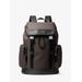 Michael Kors Hudson Logo Backpack Brown One Size