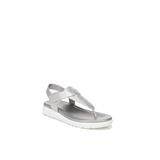 Women's Lincoln Sandal by Naturalizer in Silver Leather (Size 8 M)