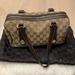 Gucci Bags | Authentic Gucci Monogram Small Charmy Boston Bag | Color: Brown/Tan | Size: 11”X4”X7”