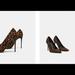 Zara Shoes | Brand New Zara Leopard Print Heels | Color: Black/Brown | Size: 7.5