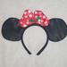 Disney Accessories | Minnie Mouse Disney Ears Headband | Color: Black/Red | Size: Os