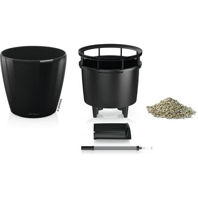 Lechuza - Pflanzgefäße classico Premium ls 28 Schwarz hochglänzend All-in-One Image