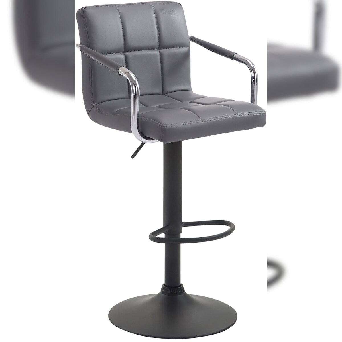 CLP Barhocker Lucy V2 grau/schwarz Image