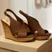 Jessica Simpson Shoes | Jessica Simpson Brown Wedge Sandals | Color: Brown | Size: 6.5