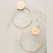 Anthropologie Jewelry | Anthro Anello Hoop Earrings By Lila Rice | Color: Gold | Size: Os