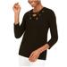 Michael Kors Tops | Michael Michael Kors Grommet Lace-Up Top Black M | Color: Black | Size: M